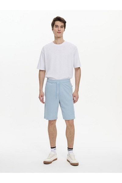 Ltb Pantaloni scurți pentru bărbați din bumbac pieptănat Darefe 12248760261717