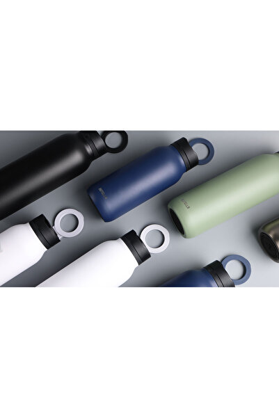 Botella Insulated Water Bottle Pro - Leakproof Stainless Steel, Sports & Travel, 900ml, Gunblack