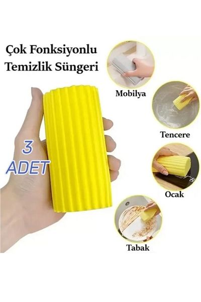 embays collection (3 Pieces) Dust Sponge, Dust Removal Sponge, Magic Sponge, Pva Sponge