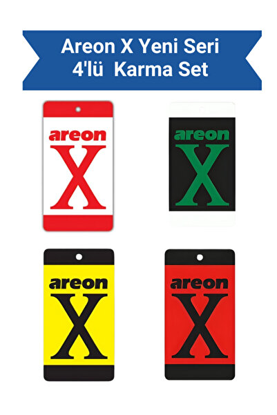 Areon X Yeni Seri 4'lü Karma Set