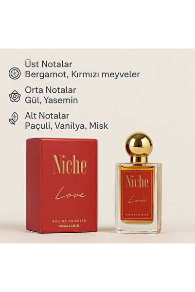 Niche Love Women Toilette Edt Parfüm 100ml