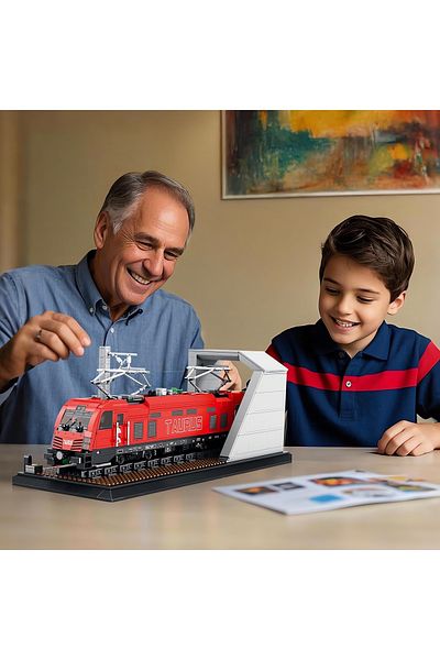 REOBRIX Locomotive Taurus, Technical Block Building Kit (1939 Parts)