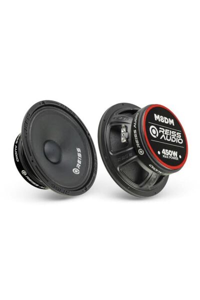 REISS AUDIO Reıss Audıo Rs-m8dm 20cm 450w Oto Mıdrange (paketi Çiftlidir Kapak Dahidir)