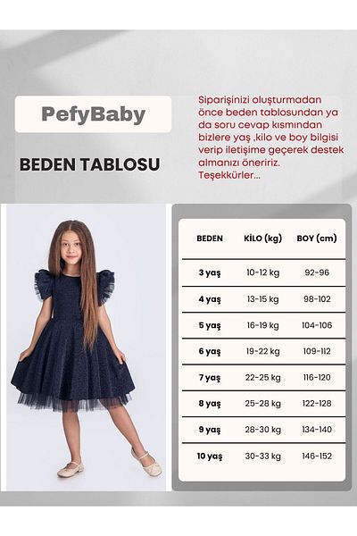 PefyBaby Glitter Champs Elysees Girl's Evening Dress, Dress, Wedding, Prom