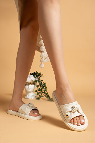 uway شبشب يومي نسائي ناعم غير قابل للانزلاق مع فيونكة