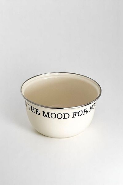 Mirilliahome Cream Enamel Mixing Bowl and Salad Bowl