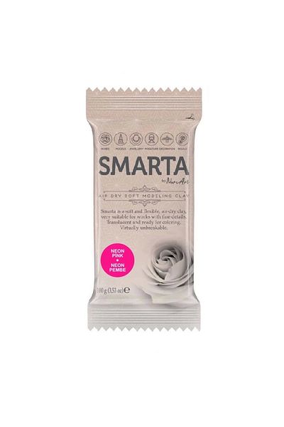 Smarta Neon Pink Modeling Clay Dough - 100 gr, No:21