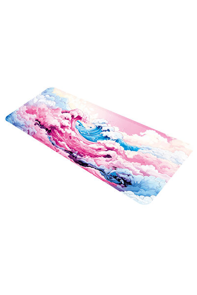 HELİXSUN 70x30 Cm Gaming Oyuncu Mouse Pad Kaymaz Taban Büyük Klavye Fare Altlığı Mousepad