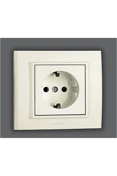Tenda Ovivo Grano - White Grounded Socket Frame Included