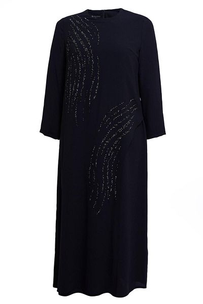 Alvina Φόρεμα Plus Size με Πέτρινη Λεπτομέρεια 20505