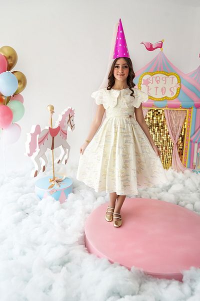 Totikids Girls' dress with a royal look inspired by the festive atmosphere - 988