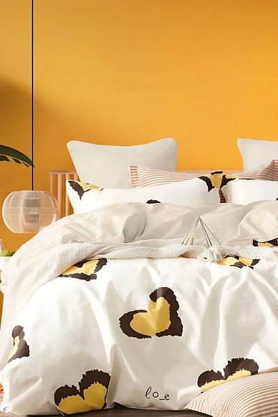 İQON Double Dream Off White - Elastic Duvet Cover Set