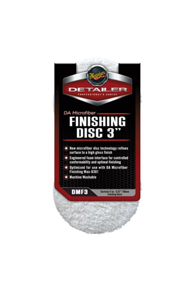 Meguiars Set of 2 Meguiar's Microfiber Finishing Discs, 3", Microfiber Finishing Disc