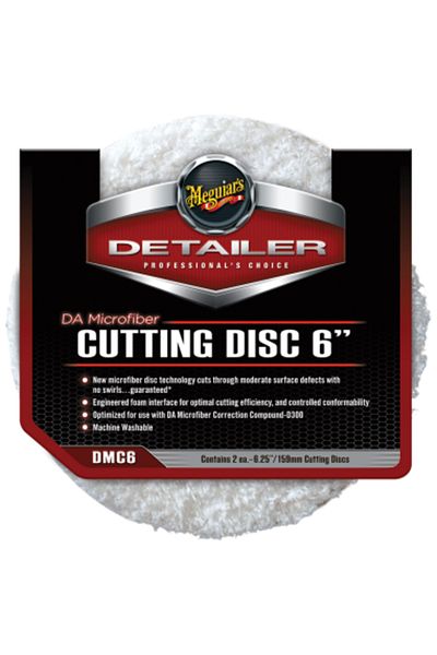 Meguiars Set de 2 discuri abrazive de lustruit Meguiar's cu microfibre de 152,4 mm