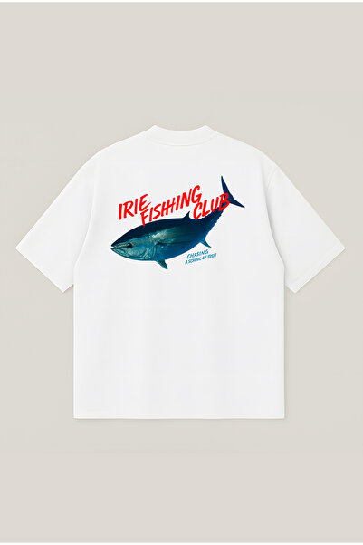 Moon Dancer Fishing Club Unisex 100% Organic Cotton Thick Textured Oversize C...