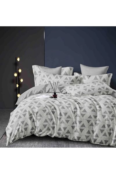 JOJO Elegant Linen Set for Double Bed Made of Fine Cotton, consisting of 6 pieces, 230x250cm