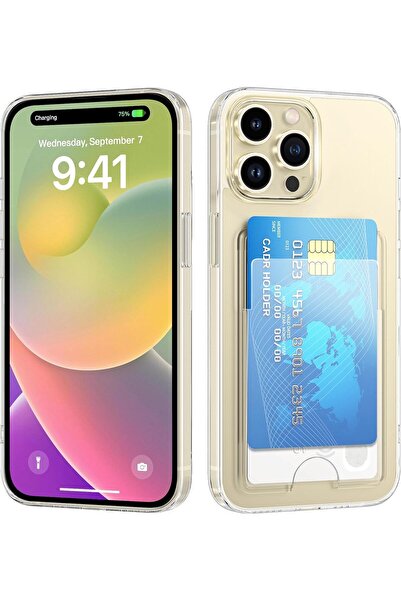Rivor Apple Iphone 14 Pro Max Uyumlu Kılıf Kartlıklı Cüzdanlı Kamera Korumalı...