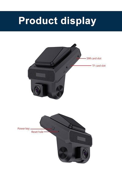 camera Car Dash Cam 2 Lens Front and Rear