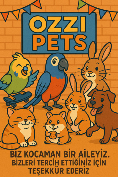 ozzipetshop Kuş Çadiri - Eglenceli Kuş Oyuncaği Tüm Kuşlar Için Uygun Özel Kumaş