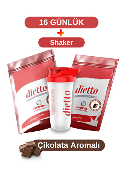 Dietto 16 Günlük Çikolata Aromalı Set SHAKER