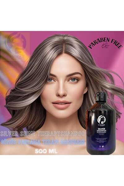 Mystique Silver Shine Therapy Turunculaşma Karşıtı Dorelik Giderici Mor Şampuan Tuzsuz Parabensiz 500ml