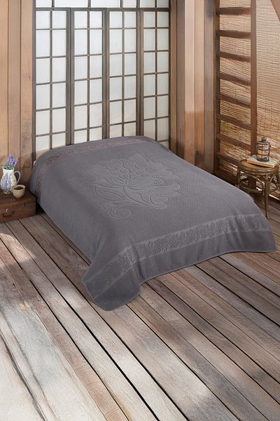My Catherine Double 200X220 cm Summer Towel Pique 100% Cotton |   Comfortable, Stylish and Breathable Bedspread