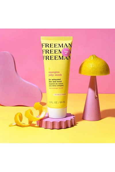 Freeman Yuzu Lemon Energize Jelly Mask Cleanser With Essentail Oils - 89 ml