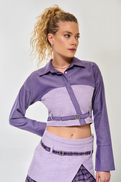 BASAKLA OFFICIAL Tüvit Darla Korse Gömlek - Exclusıve