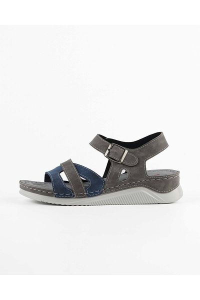 Tigerline Women's Sandals Ms226 Gray Blue Orthopedic Sandals