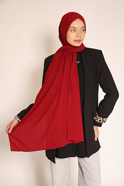 BERCHEM SCARF Akel Plain Red Shawl