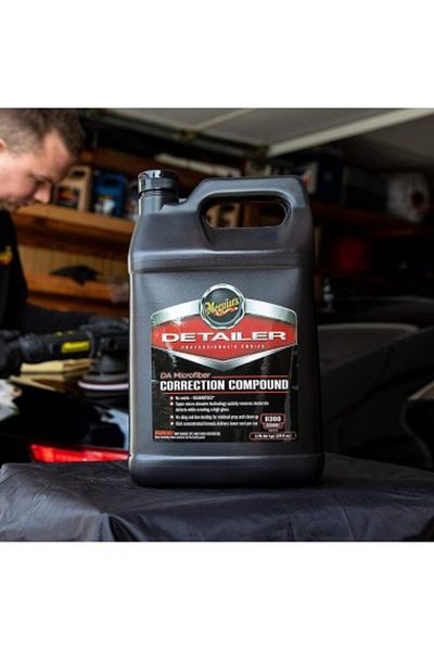 Meguiars Meguiar's Abrasive Polish Paste D300 DA Microfiber Correction Compound D300, 3.78L