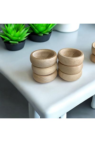 BALSA Bamboo Round 12-Piece Snack Bowl