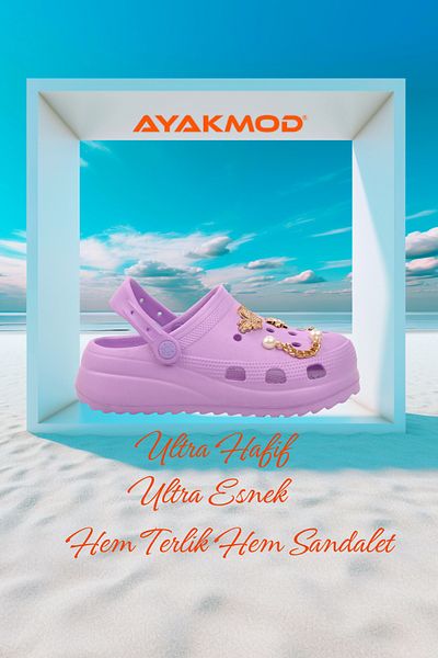 AYAKMOD شبشب نسائي من حجر ليلك سابو 205 Z