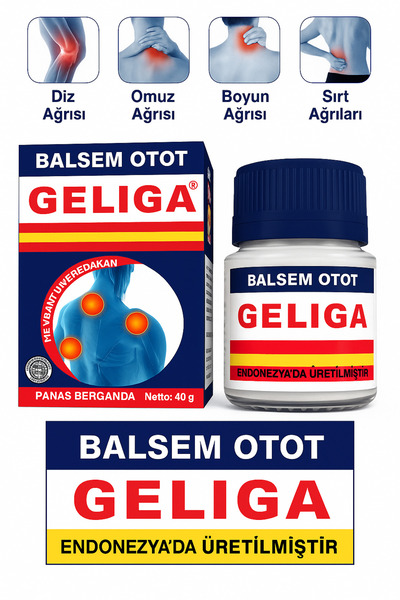 GELIGA Balsem Otot 40g – Ağrı Kesici Krem , Balsem