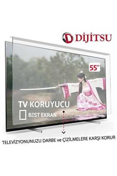 Dijitsu 55" inç 140 Ekran Kırılmaz Koruyucu Paneli