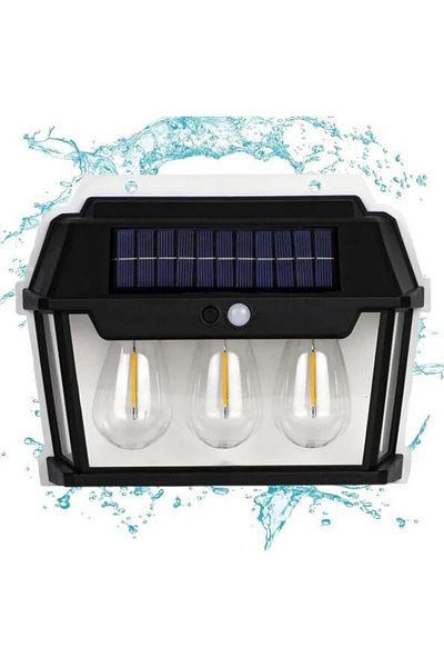 OEM Lampă solară LED pentru exterior 38W cu 3 becuri