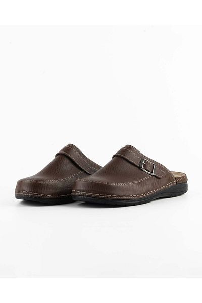 DR KLOMPA Ανδρικές παντόφλες Sabo Ms303 Brown Marlow Orthopedic Sabo Slippers