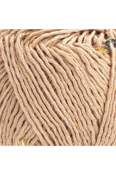 Yarnart Cotton Gold Paillettes Milk Coffee 7105 Sparkling Sequin Hand Knitting Yarn