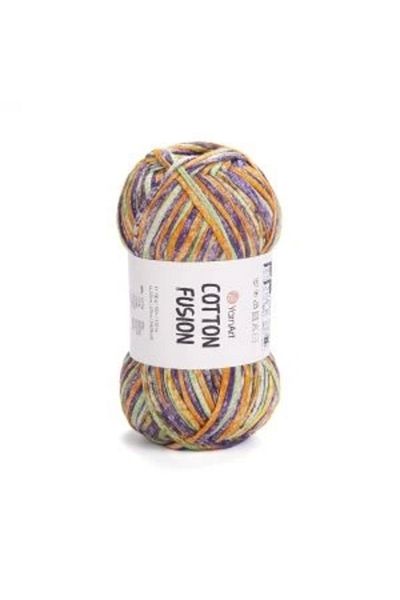 Yarnart Cotton Fusion - Hand Knitted String Ebruli-3649