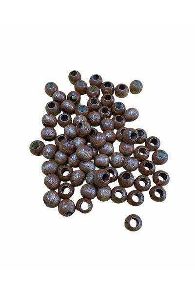 Selin 12 Mm Oak Colored Wooden Beads - 100 Grm. (±150 Pieces)