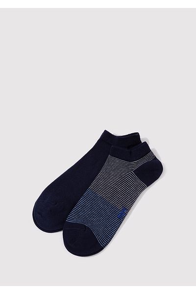Mavi 2 Συσκευασίες Navy Blue Bootie Socks 092051-28417