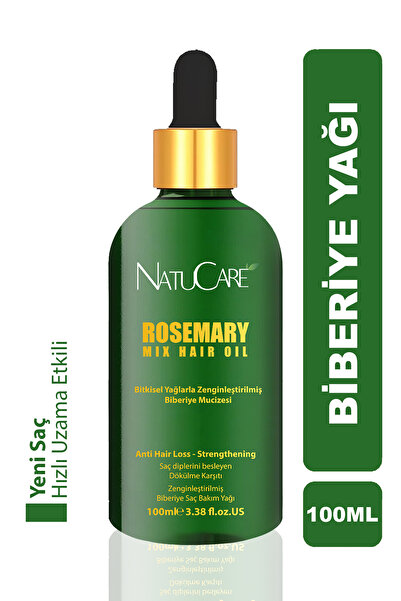 NatuCare زيت إكليل الجبل فعال ضد تساقط الشعر ونموه بسرعة 100 مل