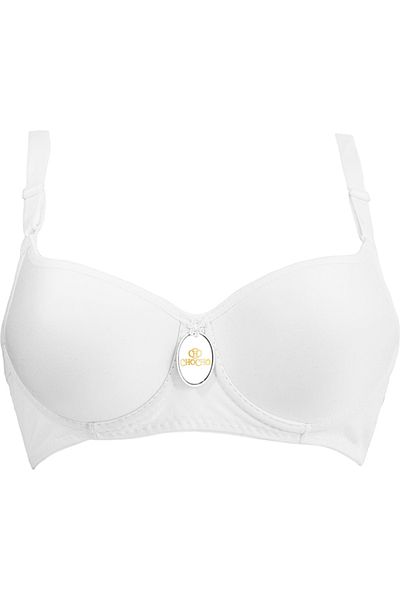 CHC Chocho Women's Underwire Unpadded White Bra