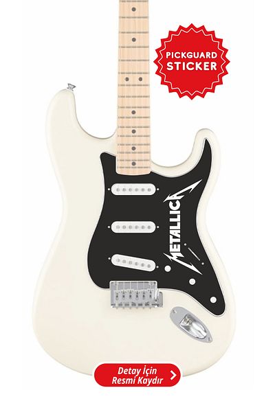SALVADOR Strat Case Electric Guitar Sss Pickguard Sticker (Metallica)