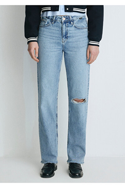 Mavi Barcelona ColleGe IndiGo Si Jeans árnyékolt és szakadt nadrág - 101047 -85269