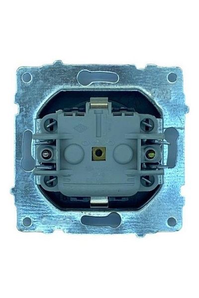 Tenda Ovivo Grano Smoked Grounded Socket is Frameless