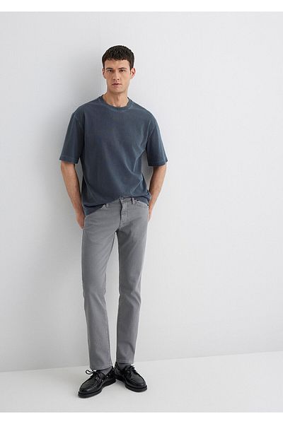 Mavi Comfort Gabardine Trousers - Hunter Tin Gray, 0020231022