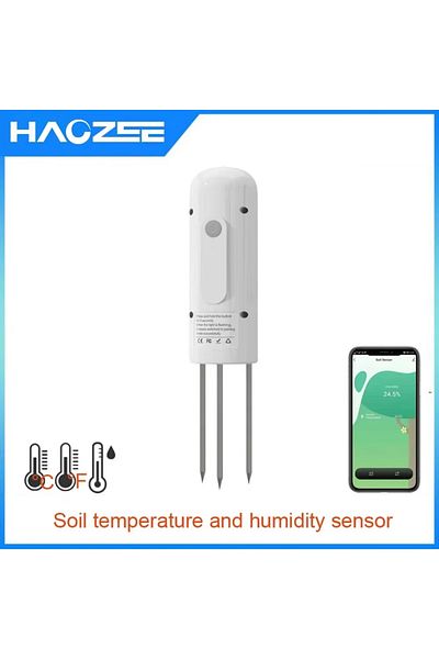 Choice White Tuya Smart Zigbee Soil Tester Temperature And Humidity Meter Waterproof Thermohygrometer Garde