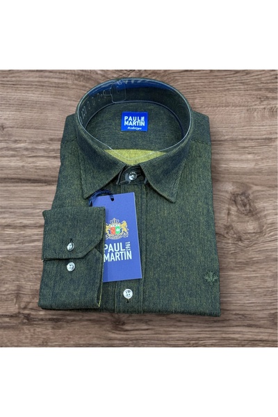 Paul Martin Canadian Erkek Kadife Gömlek PM3605/12