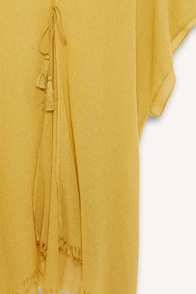 DeFacto Regular Fit Cotton Kimono-Fall in Love Z0696Az24Sm